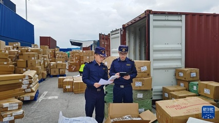 重庆国际物流枢纽园区运行繁忙 日用品贸易活力彰显西部枢纽地位